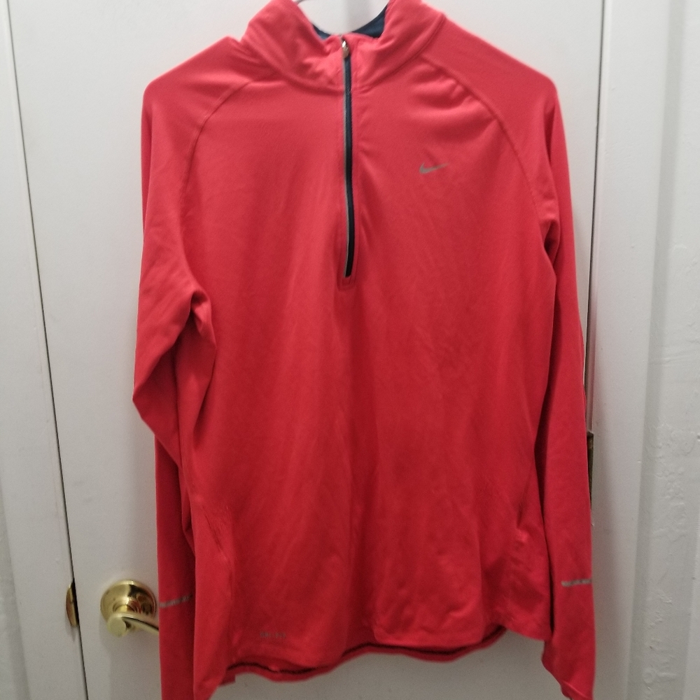 Nike Dri-fit pullover Jacket Red Size Large